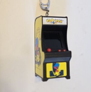 Pac-Man NAMCO Mini Keychain Game #eshopchicago toy collectible not tested